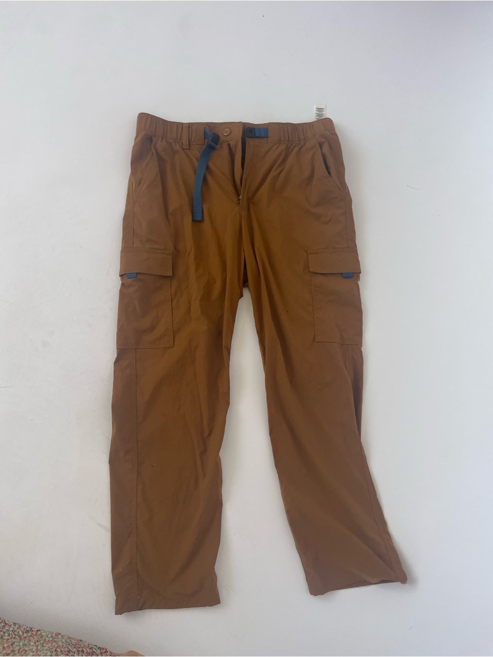 Patagonia Men's Cargo Pants in Chestnut Brown with Navy Drawcord